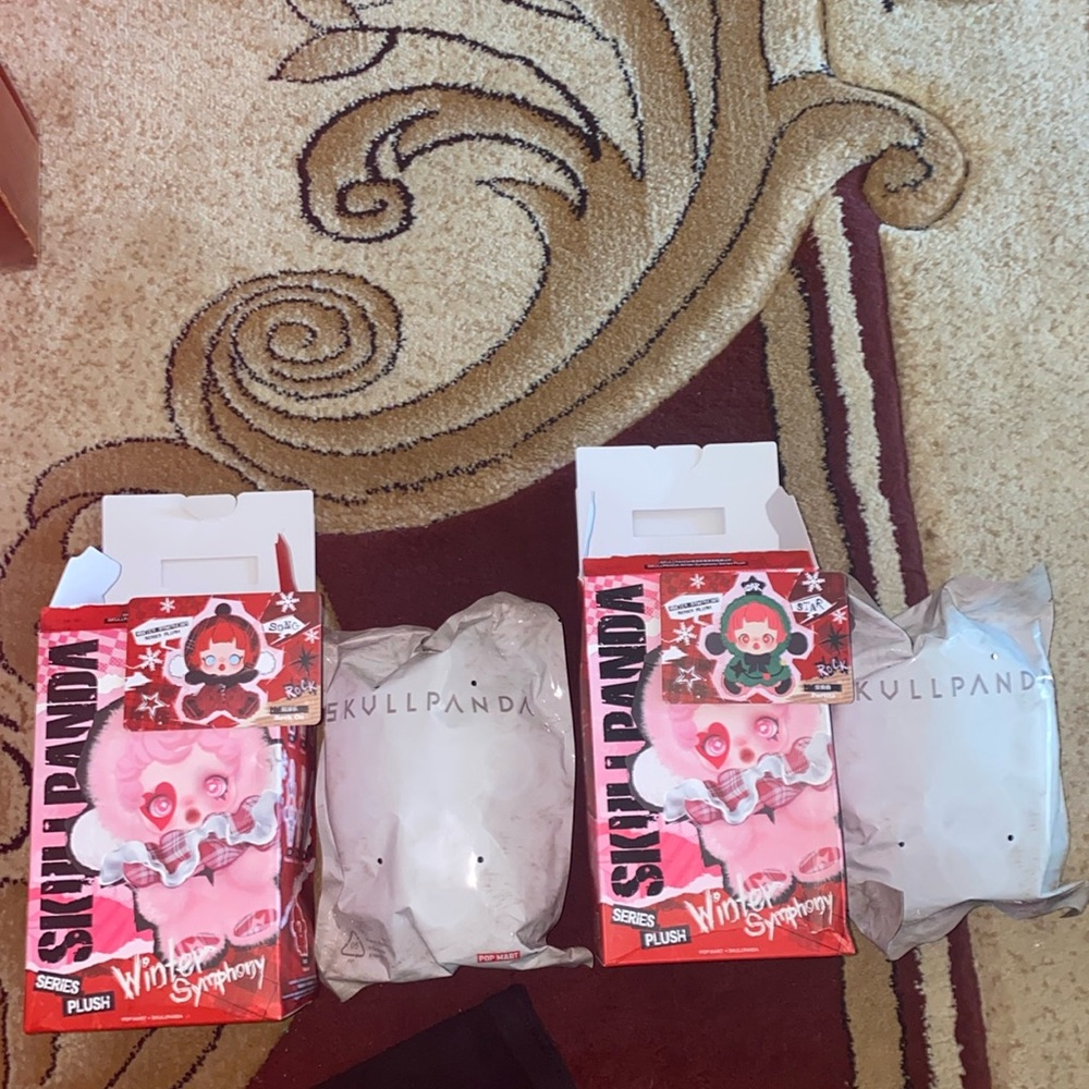 - Pop Mart Winter Symphony Plush Confirmed Boxes- Rock On and Partita